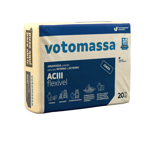 Argamassa AC III Flexível Cinza 20KG