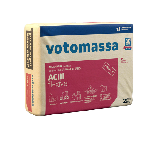 Argamassa AC III Flexível Branca 20KG