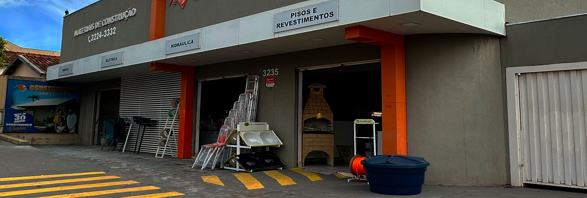 Tudo para sua obra, do começo ao acabamento.